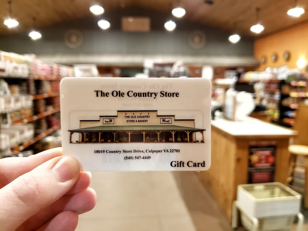 An Ole Country Store gift card